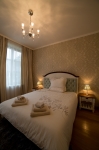 Upper floor of a guest house situated in the garden of the hotel