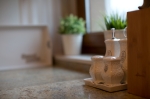 Upper floor of a guest house situated in the garden of the hotel